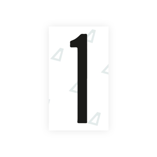 Alite Nanofilm for Mexico license plates - Symbol "1" - Alite