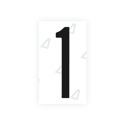 Alite Nanofilm for Mexico license plates - Symbol "1" - Alite