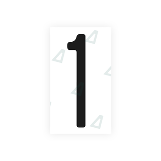 Alite Nanofilm for US (Maryland) license plates - Symbol "1" - Alite