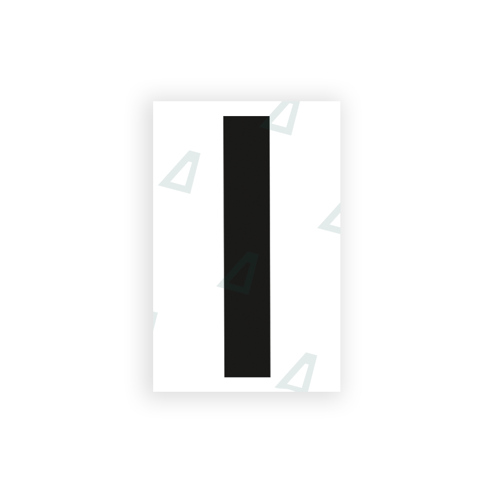 Alite Nanofilm for United Kingdom license plates - Symbol "1" - Alite