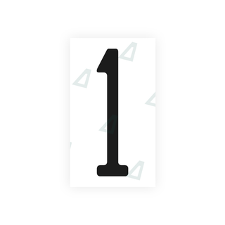 Alite Nanofilm for US (Pennsylvania) license plates - Symbol "1" - Alite