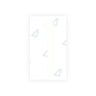 Alite Nanofilm for Mexico license plates - Symbol "1" - Alite