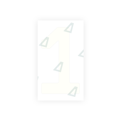 Alite Nanofilm for argentina license plates - Symbol "1" (Copy) - Alite