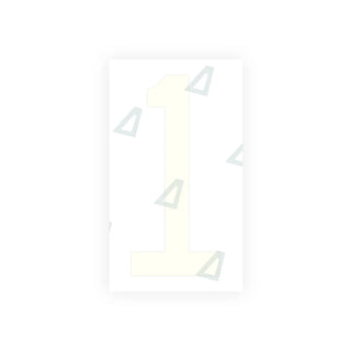 Alite Nanofilm for US (Oklahoma) Moto license plates - Symbol "1" - Alite