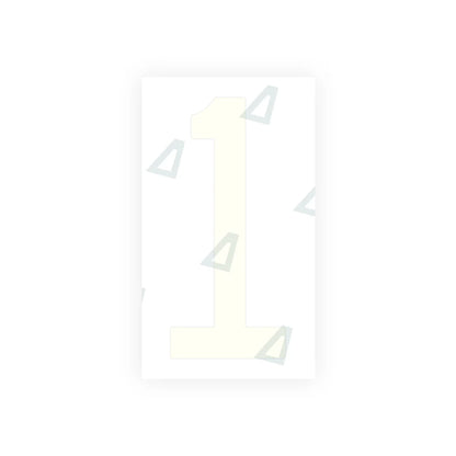 Alite Nanofilm for US (Oklahoma) Moto license plates - Symbol "1" - Alite