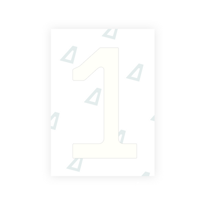 Alite Nanofilm for Chile 2014 license plates - Symbol "1" - Alite