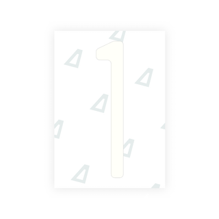 Alite Nanofilm for US (New York 2020) license plates - Symbol "1" - Alite