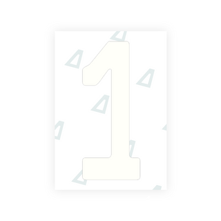 Alite Nanofilm for Guatemala license plates - Symbol "1" - Alite