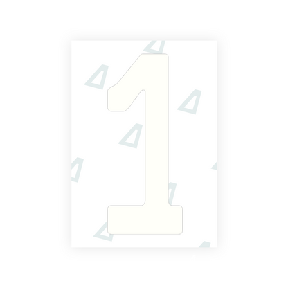 Alite Nanofilm for Guatemala license plates - Symbol "1" - Alite