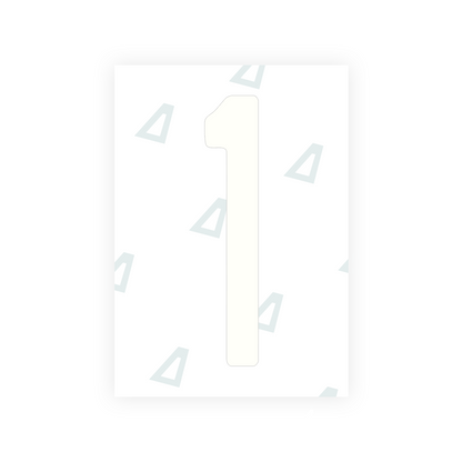 Alite Nanofilm for US (Arkansas) license plates - Symbol "1" - Alite