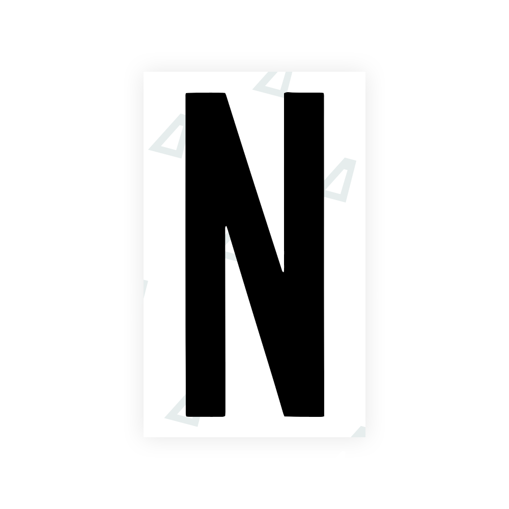Alite Nanofilm for US (Georgia 2012 - Round) license plates - Symbol "N" - Alite