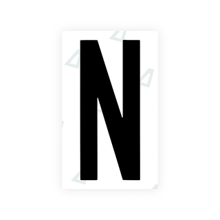 Alite Nanofilm for US (Georgia 2012 - Round) license plates - Symbol "N" - Alite