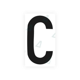 Alite Nanofilm for rear Italy license plates - Symbol "C" - Alite