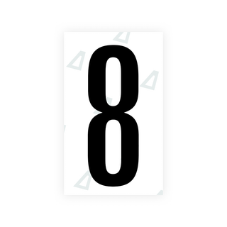 Alite Nanofilm for US (Texas) license plates - Symbol "8" - Alite