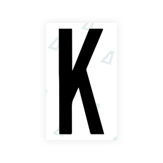 Alite Nanofilm for US (Georgia 2012 - Round) license plates - Symbol "K" - Alite