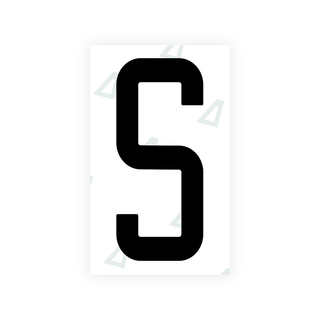 Alite Nanofilm for US (Puerto Rico) license plates - Symbol "S" - Alite
