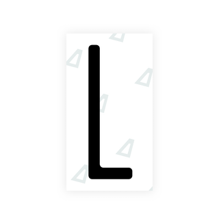 Alite Nanofilm for US (New York 2020) license plates - Symbol "L" - Alite