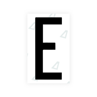 Alite Nanofilm for US (Georgia 2012 - Round) license plates - Symbol "E" - Alite
