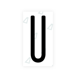 Alite Nanofilm for US (New York 2020) license plates - Symbol "U" - Alite