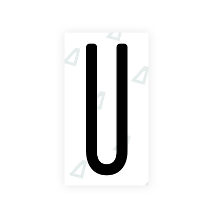 Alite Nanofilm for US (New York 2020) license plates - Symbol "U" - Alite