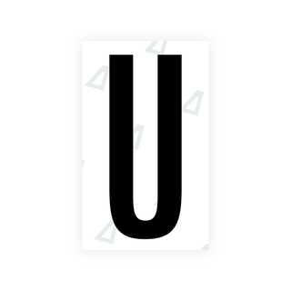 Alite Nanofilm for US (Nevada) license plates - Symbol "U" - Alite