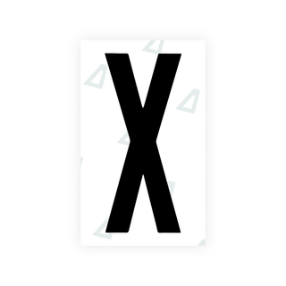 Alite Nanofilm for US (Georgia 2012 - Round) license plates - Symbol "X" - Alite