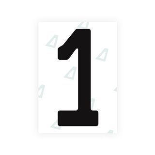 Alite Nanofilm for Guatemala license plates - Symbol "1" - Alite