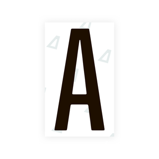 Alite Nanofilm for US (Ohio 2021) license plates - Symbol "A" - Alite