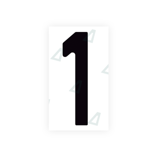 Alite Nanofilm for Spain Flat license plates - Symbol "1" - Alite