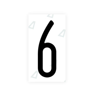 Alite Nanofilm for US (New York 2001) license plates - Symbol "6"