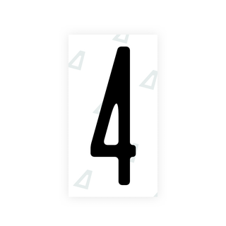 Alite Nanofilm for US (New York 2020) license plates - Symbol "4" - Alite
