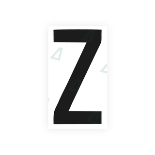 Alite Nanofilm for rear Italy license plates - Symbol "Z" - Alite