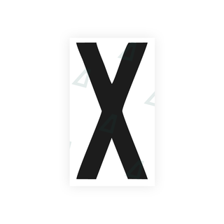 Alite Nanofilm for rear Italy license plates - Symbol "X" - Alite