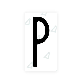 Alite Nanofilm for US (New York 2001) license plates - Symbol "P"