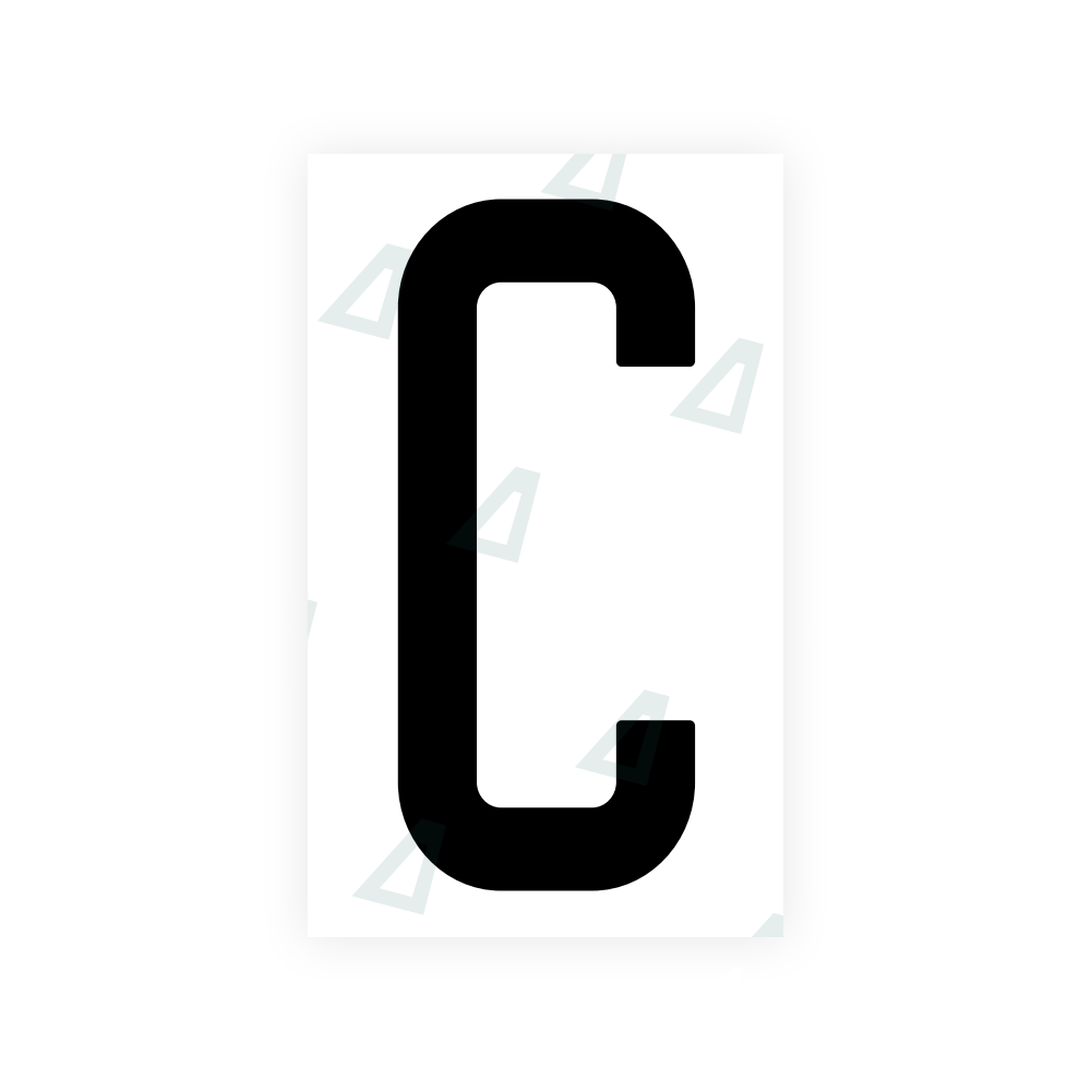 Alite Nanofilm for US (Puerto Rico) license plates - Symbol "C" - Alite