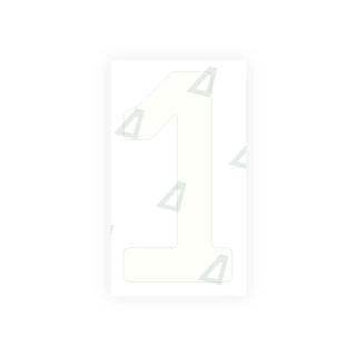 Alite Nanofilm for Paraguay license plates - Symbol "1"