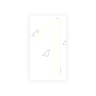 Alite Nanofilm for Greece license plates - Symbol "1" - Alite