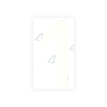 Alite Nanofilm for Greece license plates - Symbol "1" - Alite