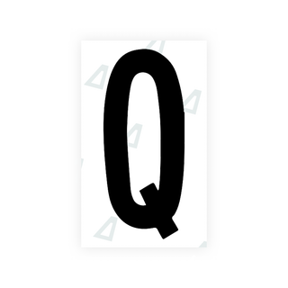 Alite Nanofilm for US (Georgia 2012 - Round) license plates - Symbol "Q" - Alite