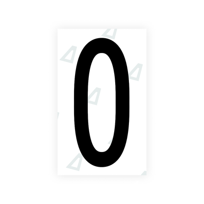 Alite Nanofilm for US (Puerto Rico) license plates - Symbol "0" - Alite