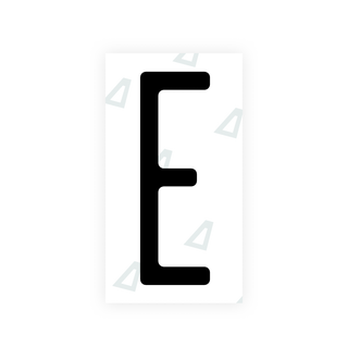 Alite Nanofilm for US (New York 2020) license plates - Symbol "E" - Alite