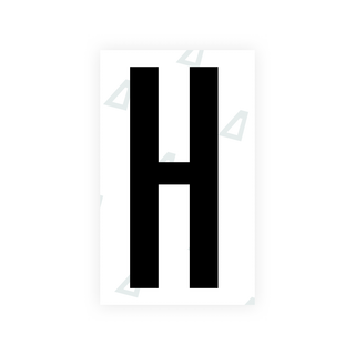 Alite Nanofilm for US (Nevada) license plates - Symbol "H" - Alite