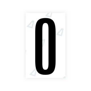 Alite Nanofilm for US (Nebraska 2005-2011) license plates - Symbol "0" - Alite