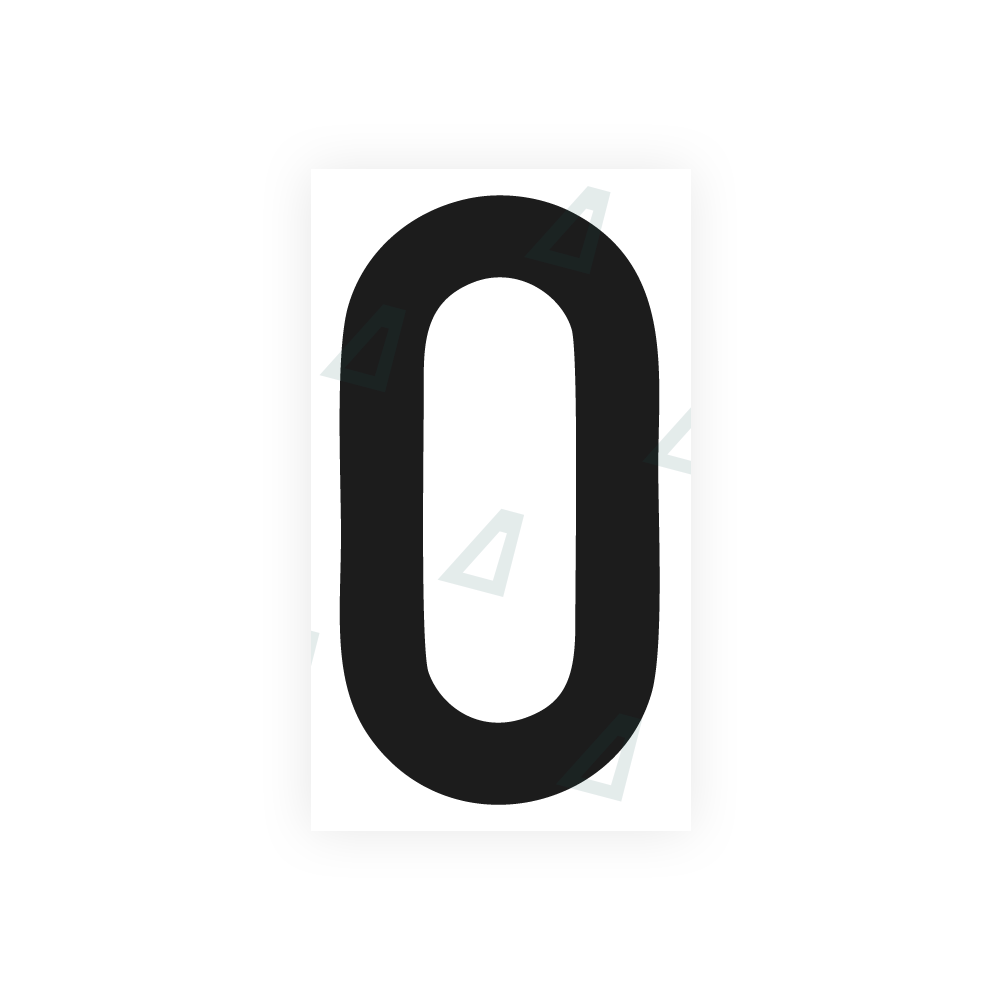 Alite Nanofilm for rear Italy license plates - Symbol "O" - Alite
