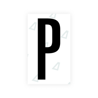 Alite Nanofilm for US (Nevada) license plates - Symbol "P" - Alite