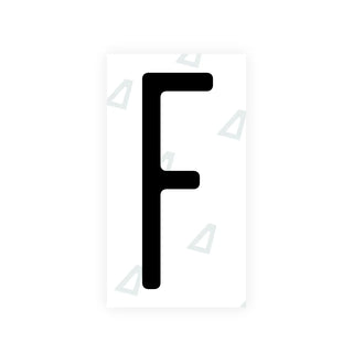 Alite Nanofilm for US (New York 2001) license plates - Symbol "F"