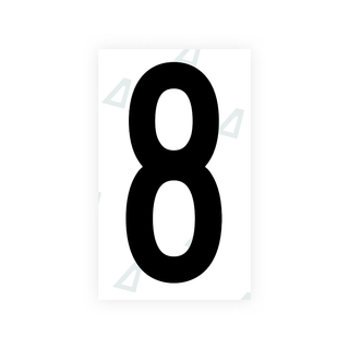 Alite Nanofilm for US (Puerto Rico) license plates - Symbol "8" - Alite
