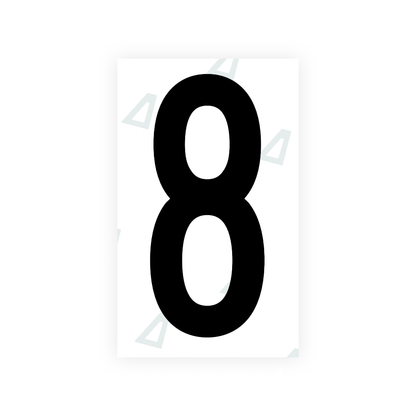 Alite Nanofilm for US (Puerto Rico) license plates - Symbol "8" - Alite