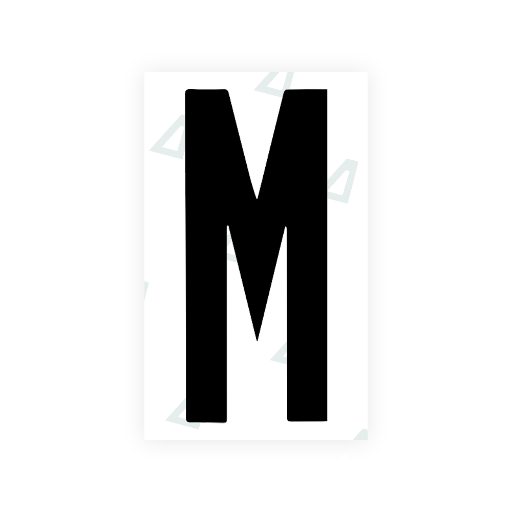 Alite Nanofilm for US (Georgia 2012 - Round) license plates - Symbol "M" - Alite