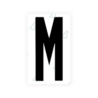 Alite Nanofilm for US (Georgia 2012 - Round) license plates - Symbol "M" - Alite